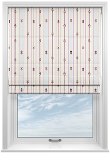 Fairy Cakes, Fairy Stripe Sponge - Twist&Fit Roman Blind